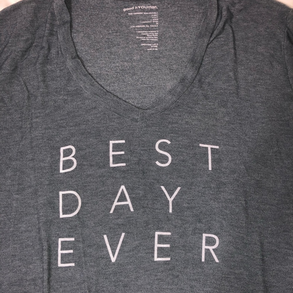 Good hYOUman oversized sweater “BEST DAY EVER”